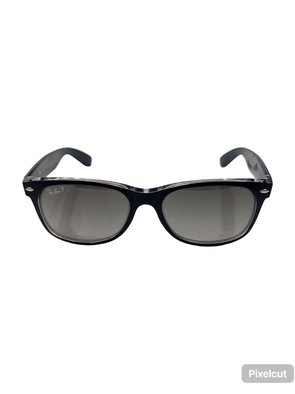Ray-Ban Black Wayfarer Sunglasses with Gray Lenses